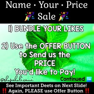 Too Shy to Send Offer? BUNDLE Any/All of Your Items and I'll send an OFFER 🥰